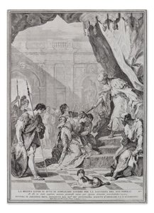 Monaco Pietro | La regina Ester (předloha Sebastian Ricci)