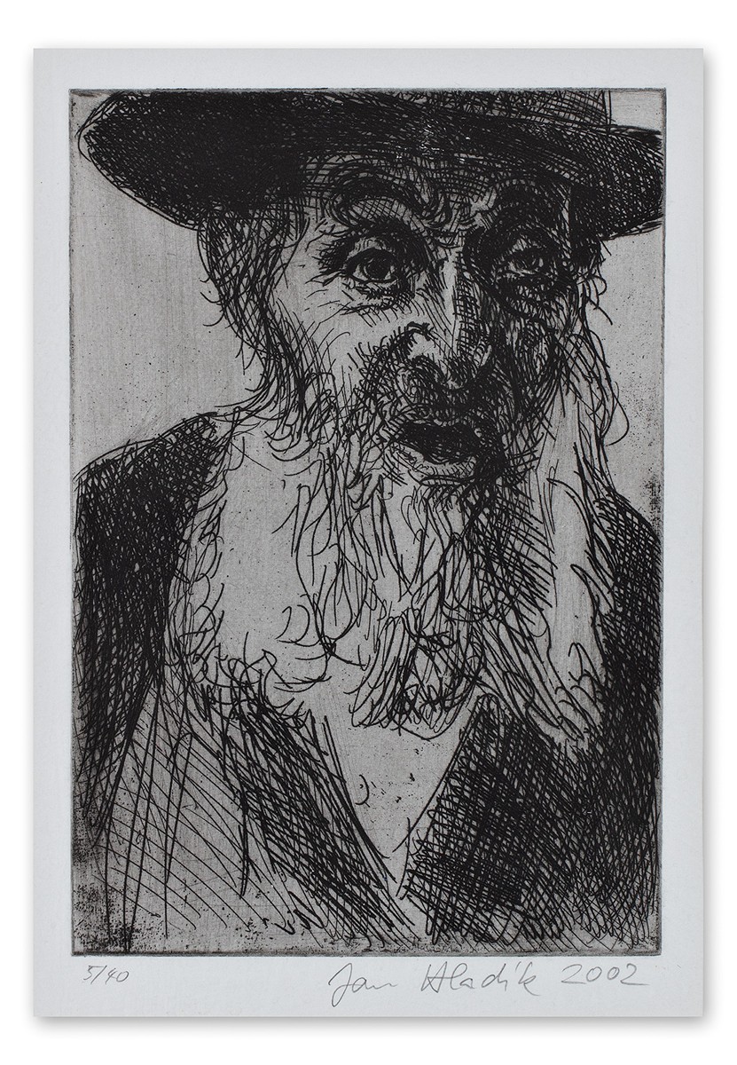 Hladík Jan (1927-2018) - Portrét Žida