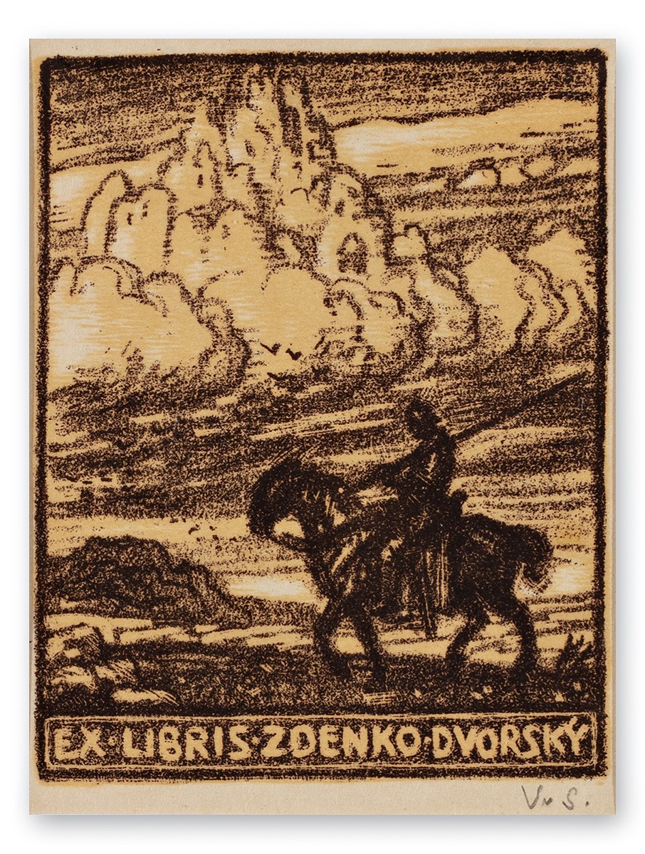 Stretti Viktor (1878-1957) - Exlibris Zdenko Dvorský