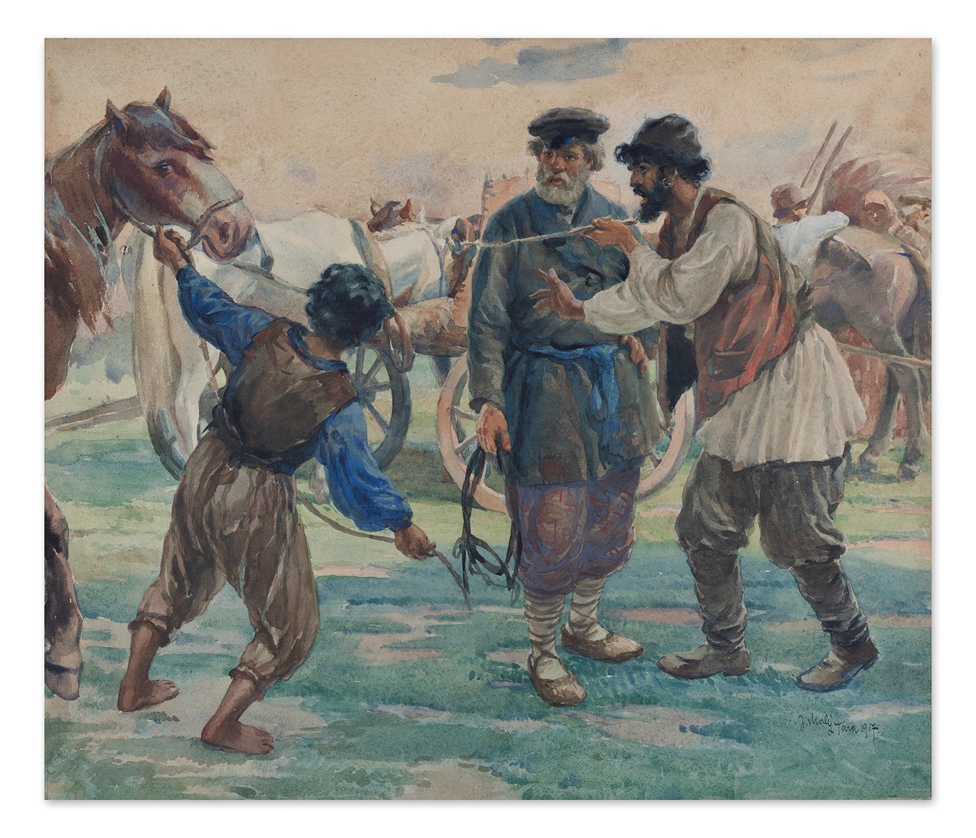 Malý Jan (1898-1954) - Motiv z Tary (Srbsko)