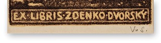 Stretti Viktor (1878-1957) - Exlibris Zdenko Dvorský