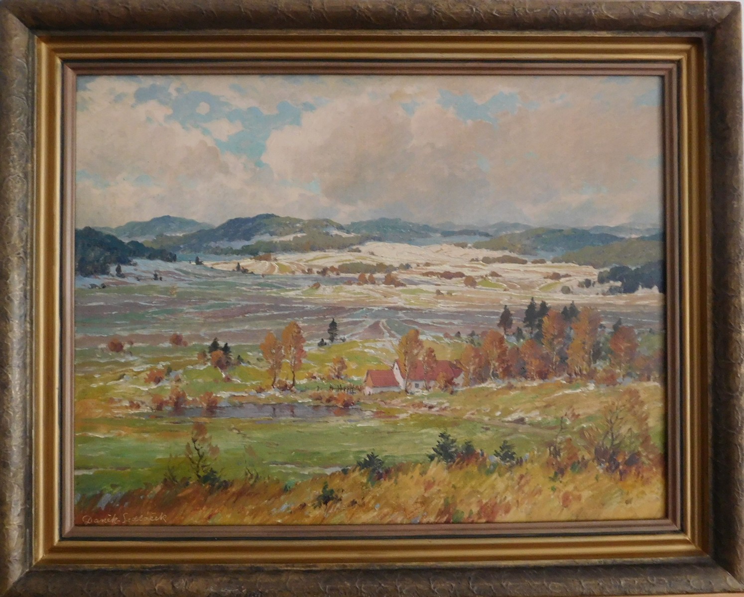 František Daněk-Sedláček ( 1892 - 1974 ) - Tání v Orlických horách