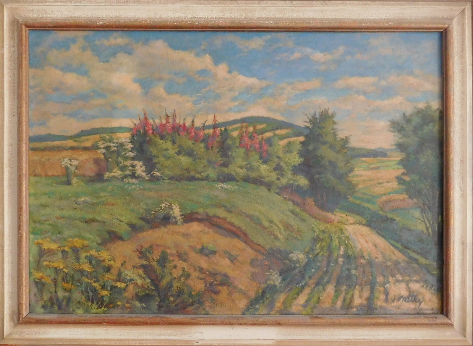 Jaroslav Krátký ( 1889 - 1969 ) - Krajina u Přimdy