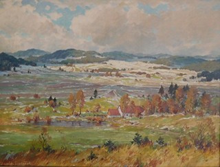 František Daněk-Sedláček ( 1892 - 1974 ) - Tání v Orlických horách