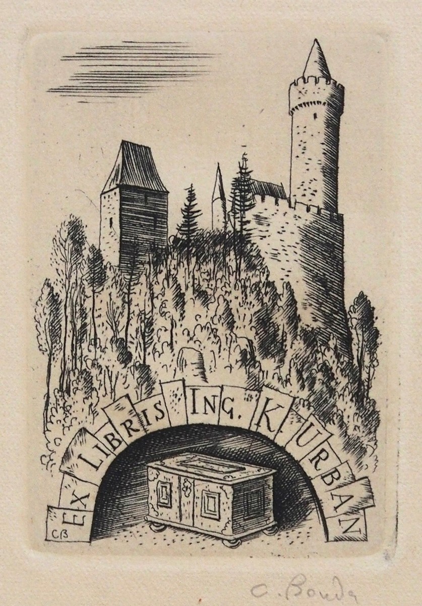 Cyril Bouda - EX LIBRIS - NG. K. URBAN 1945