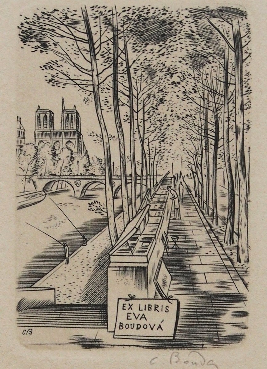 Cyril Bouda - EX LIBRIS EVA BOUDOVÁ