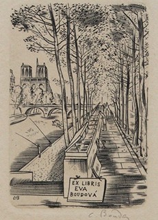 Cyril Bouda - EX LIBRIS EVA BOUDOVÁ