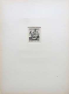 Jaroslav Novák - RYBÁŘ - EX LIBRIS JAN FUČÍK 1946