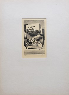 Jaroslav Novák - EX LIBRIS JAN FUČÍK 1949