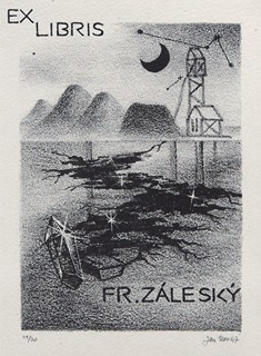 Jaroslav Novák - EX LIBRIS FR. ZÁLESKÝ 1947