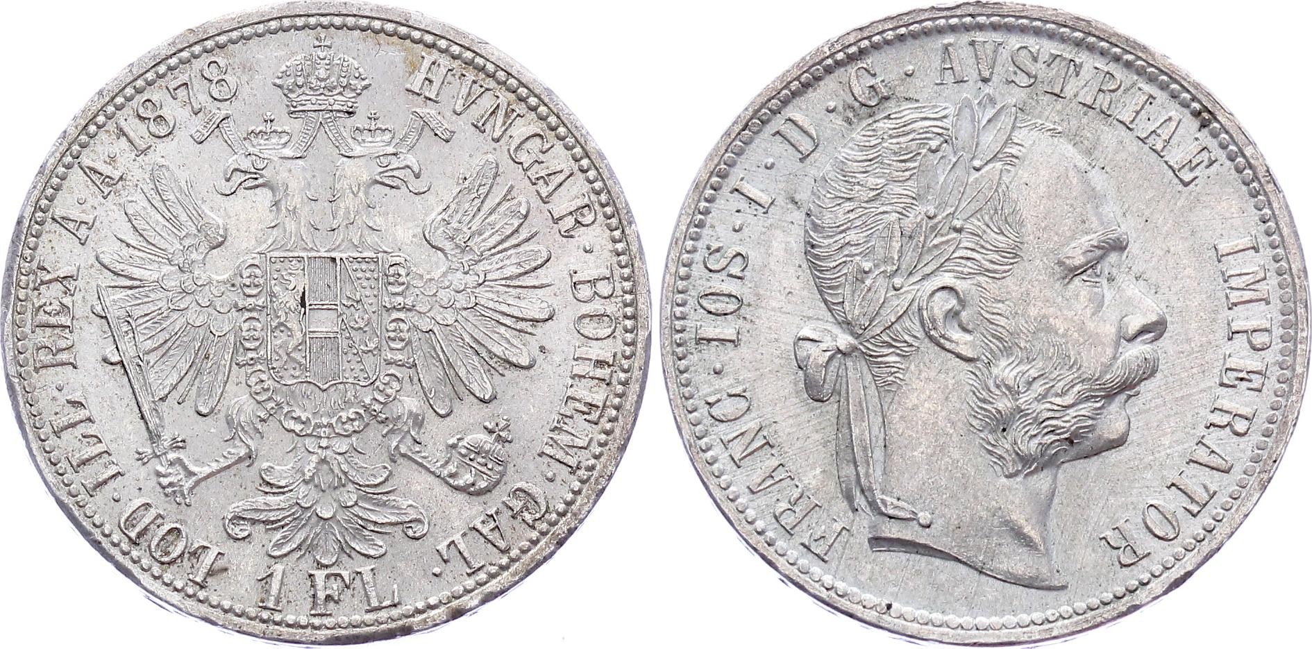 Austria 1 Florin 1878