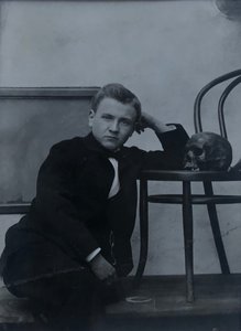 Šťastný Bohumil - Memento mori (autoportrét)