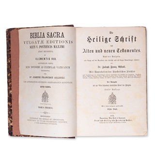 ALLIOLI, Joseph Franz (1793-1873): Die Heilige Schrift. Díl I.