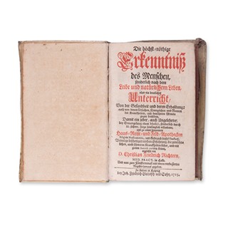 RICHTER, Christian Friedrich (1676-1711): Die höchst-nöthige Erkenntnis des Menschen