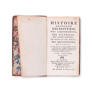 ROLLIN, Charles (1661-1741): Histoire ancienne des Egyptiens. Díl V.