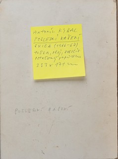 ANTONÍN KYBAL 1901 - 1971 - POSLEDNÍ RAŠENÍ