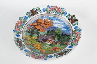ALOIS JARONĚK 1870 - 1944 - TALÍŘ S VESNICKÝMI MOTIVY