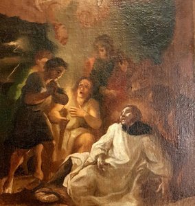 Anton Raphael Mengs (1728 - 1779) - Nanebevzetí Svatého Dominika