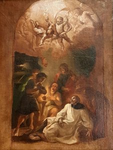 Anton Raphael Mengs (1728 - 1779) - Nanebevzetí Svatého Dominika
