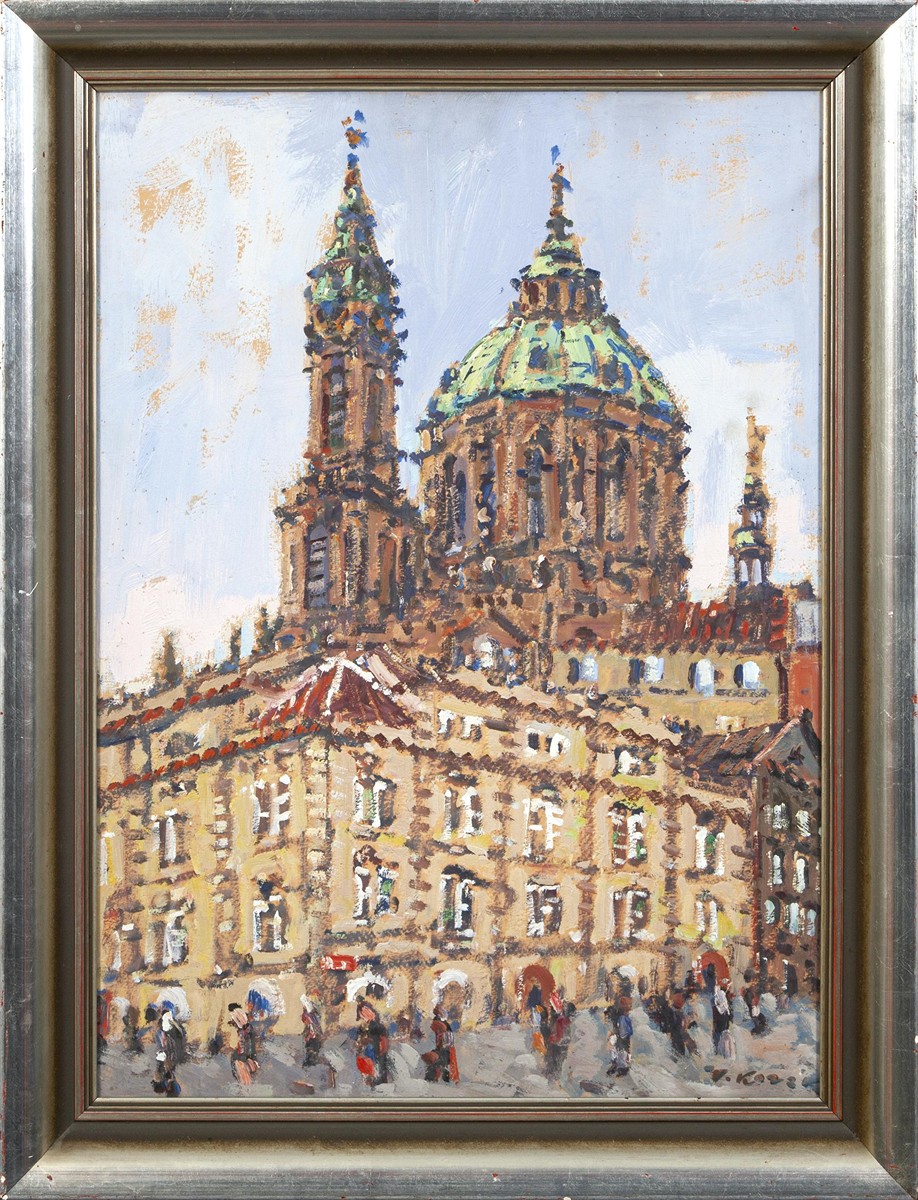Kozák Václav 1889 - 1969 - Sv. Mikuláš na Malostranském náměstí