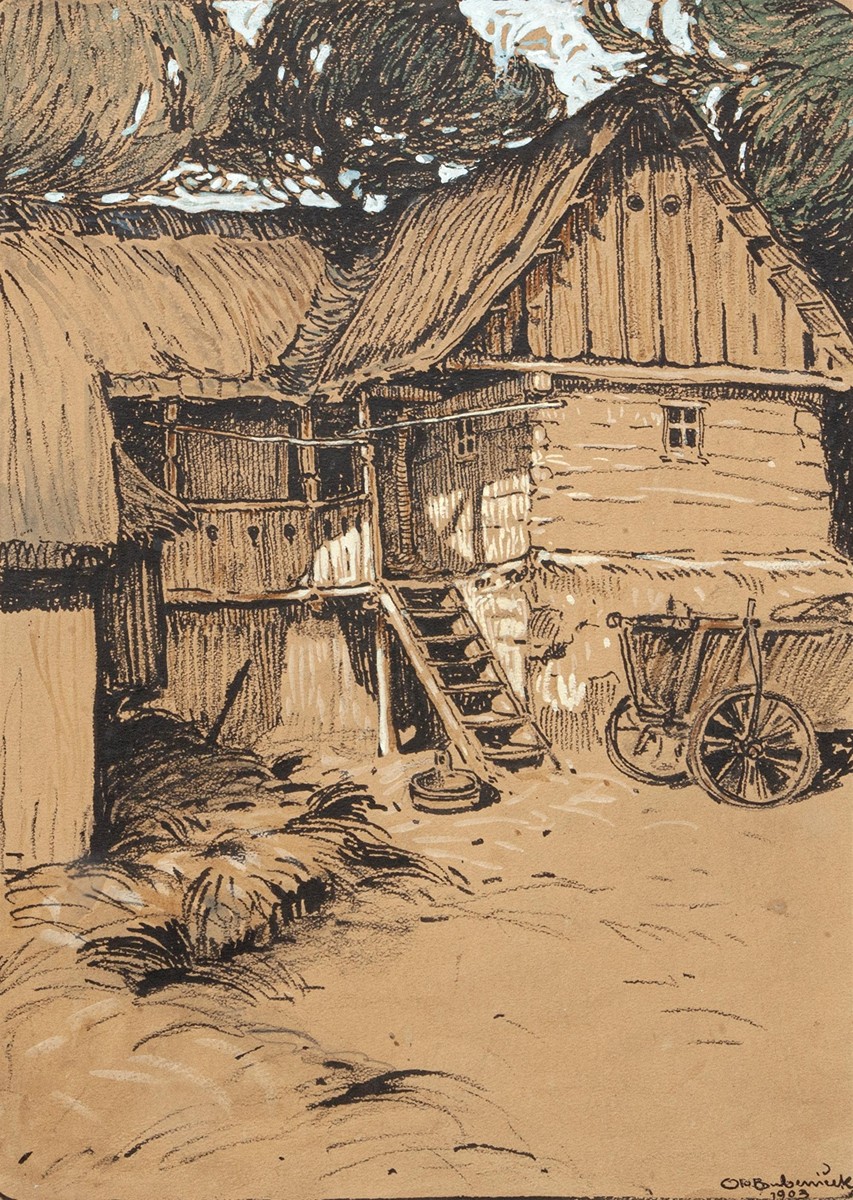 Bubeníček Ota 1871 - 1962 - Lhotákova chaloupka v Uhříněvsi