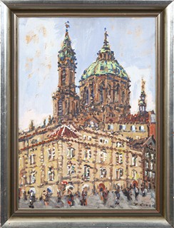 Kozák Václav 1889 - 1969 - Sv. Mikuláš na Malostranském náměstí