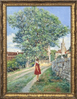 Häusler Antonín 1869 - 1938 - Stojící dívka