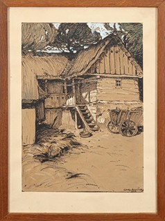 Bubeníček Ota 1871 - 1962 - Lhotákova chaloupka v Uhříněvsi