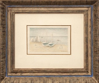 Zrzavý Jan 1890 - 1977 - Tři loďky a balvany