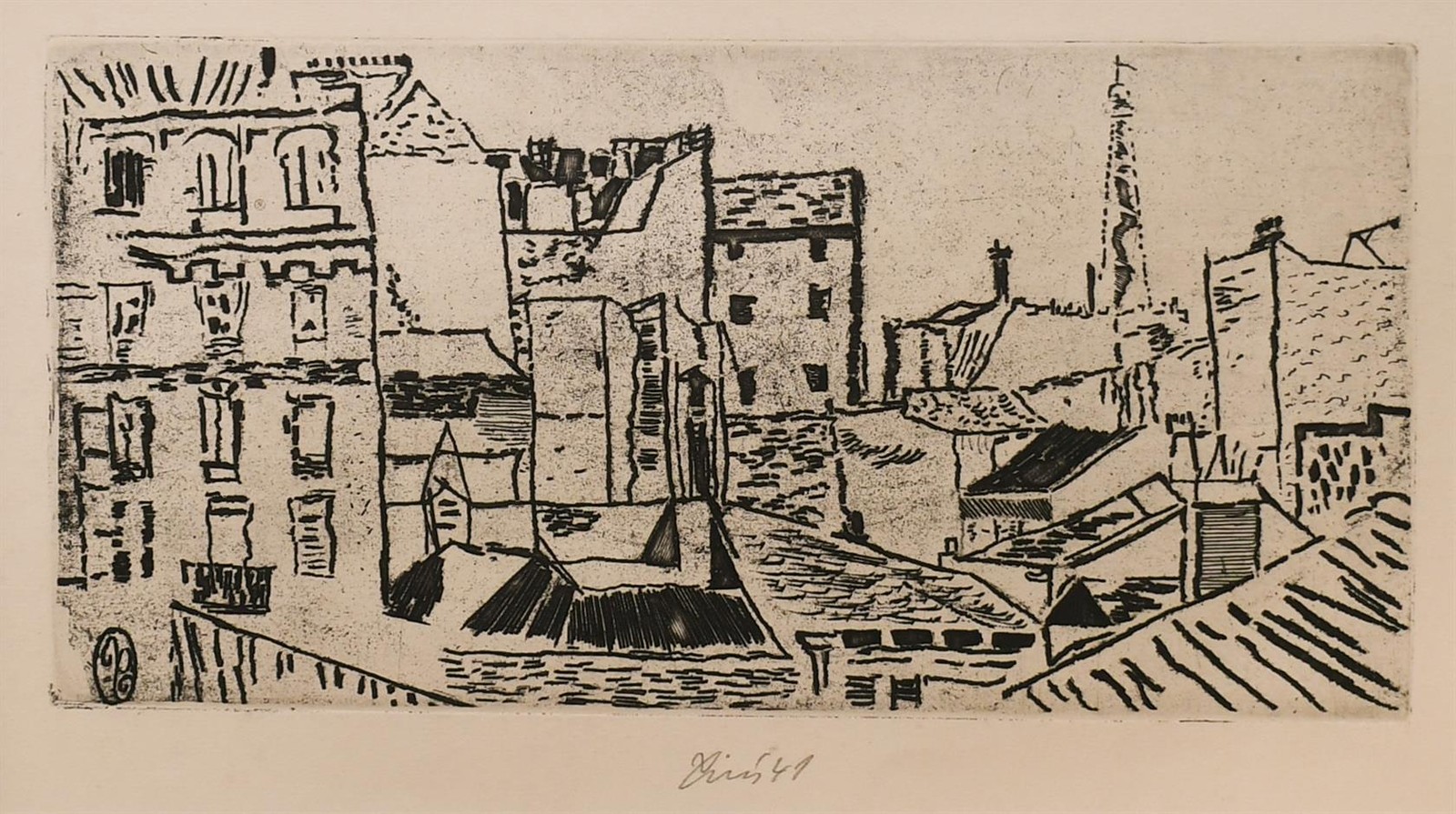 Tichý František - Pařížské střechy