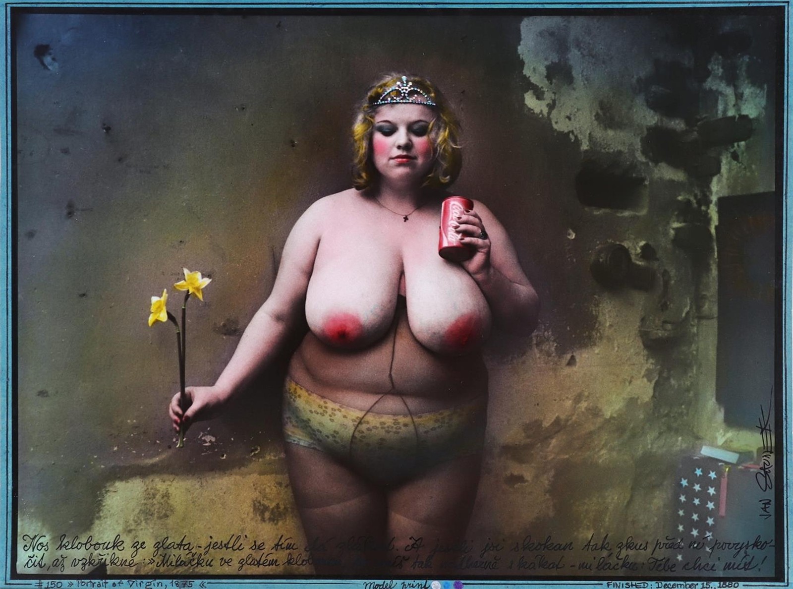 Jan Saudek (1935) - Portrait of Virgin