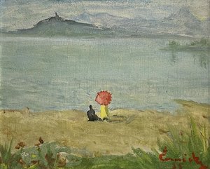 Čemický Ladislav - Dáma se slunečníkem