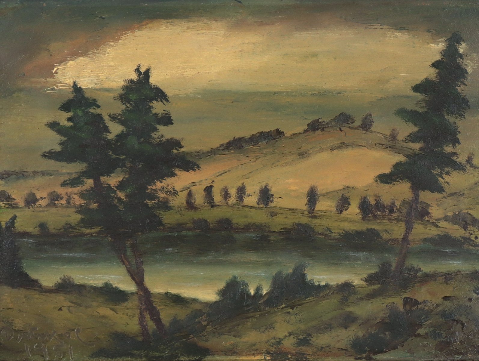 František Drtikol (1883 - 1961) - Řeka v krajině