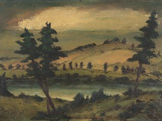 František Drtikol (1883 - 1961) - Řeka v krajině