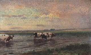 Václav Jansa (1859 - 1913) - Domů z pastvy