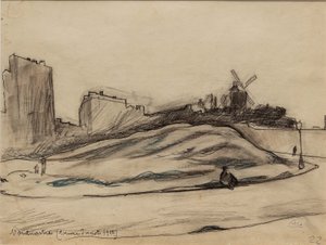 Jiří (Georges) Kars (1880 - 1945) - Pohled na Montmartre