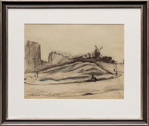 Jiří (Georges) Kars (1880 - 1945) - Pohled na Montmartre