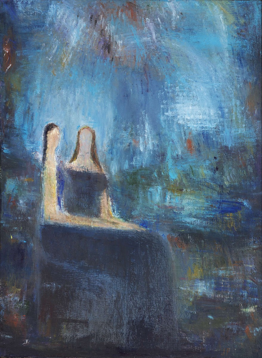 Jana Pivovarníková (1949) - Nedeľné popoludnie (veľký formát)