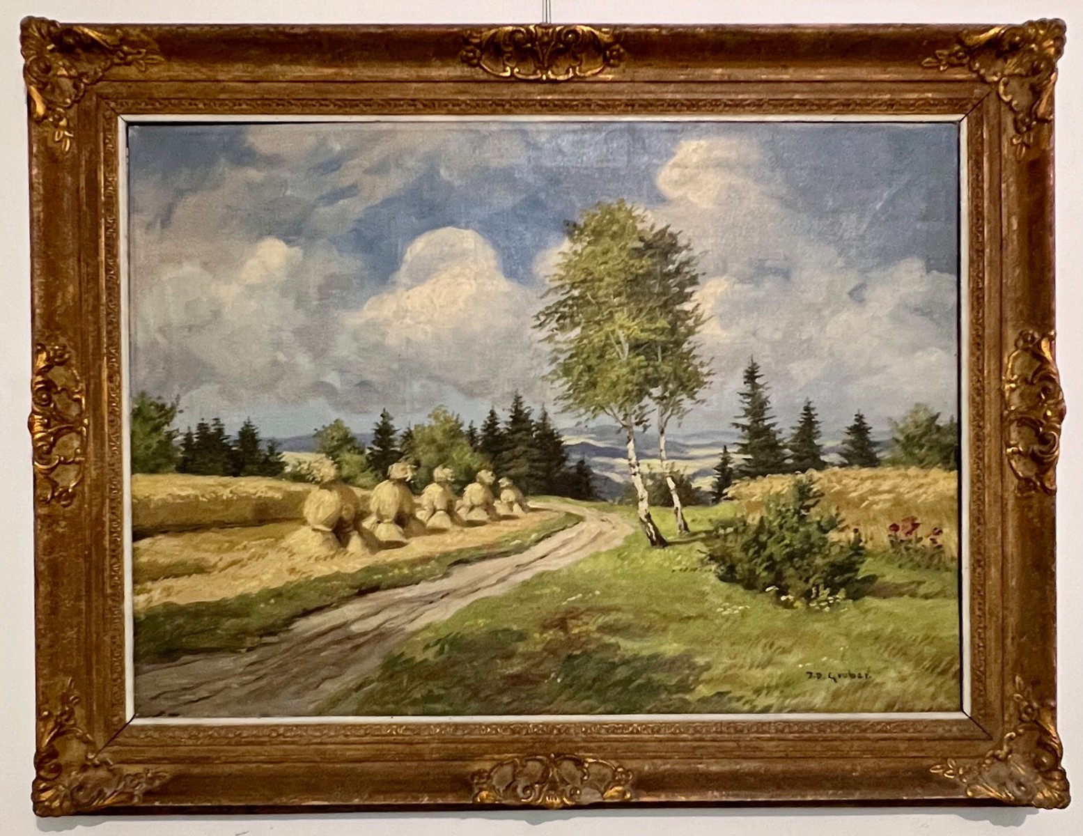 Josef Drha (1912 - 2009) - Letná krajina