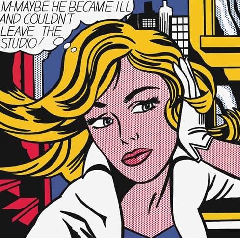 Roy Lichtenstein (1923 - 1997) - M-Maybe