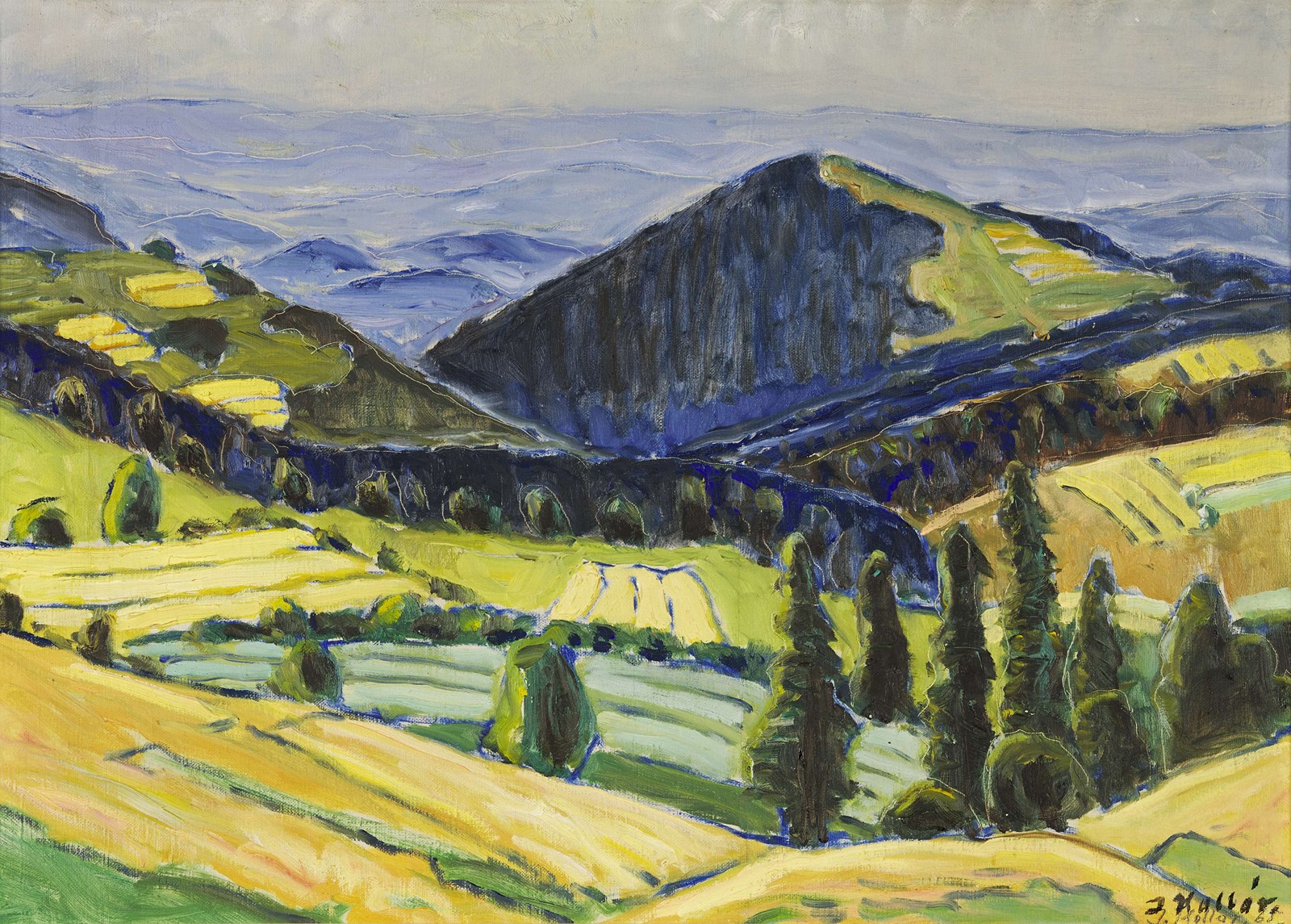 Jozef Kollár (1899 - 1982) - Letná krajina