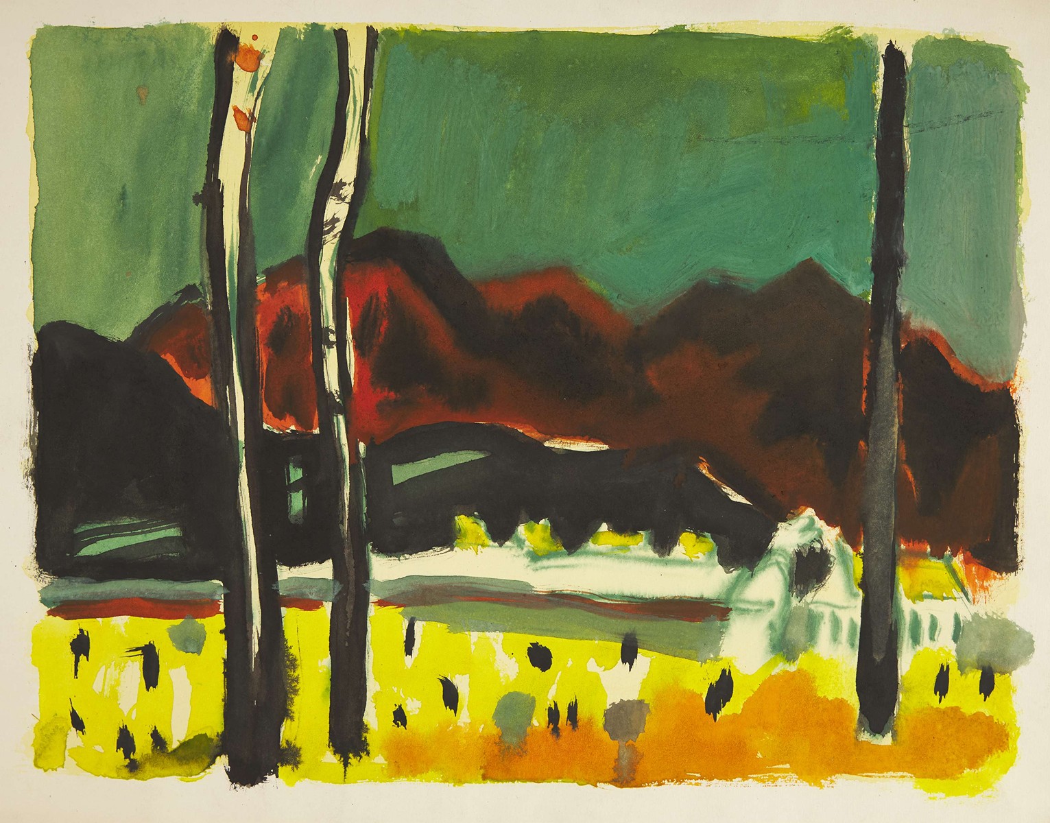Viliam Chmel (1917 - 1961) - Domy pod horami