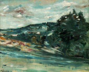 František Jiroudek (1914 - 1991) - Krajina s riekou