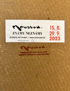 Jozef Teodor Mousson (1887 - 1946) - Sediaca – Žena v červenej šatke