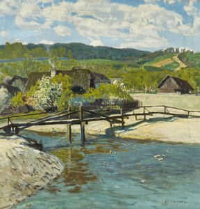 Alois Kalvoda (1875 - 1934) - Krajina  z okolia Vsetína