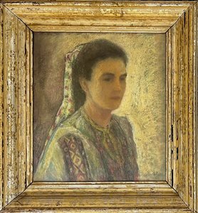 Janko Alexy (1894 - 1970) - Portrét ženy v bielom