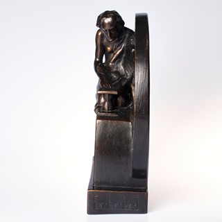 Stolní Art deco hodiny Bechyně