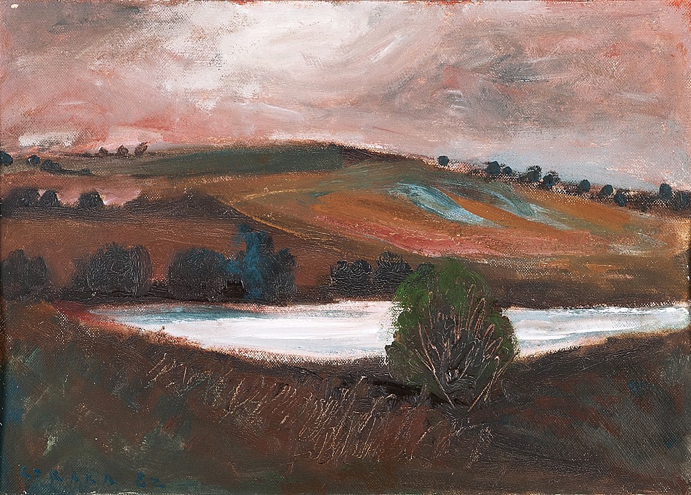 Přemysl Straka - Krajina s rybníkem