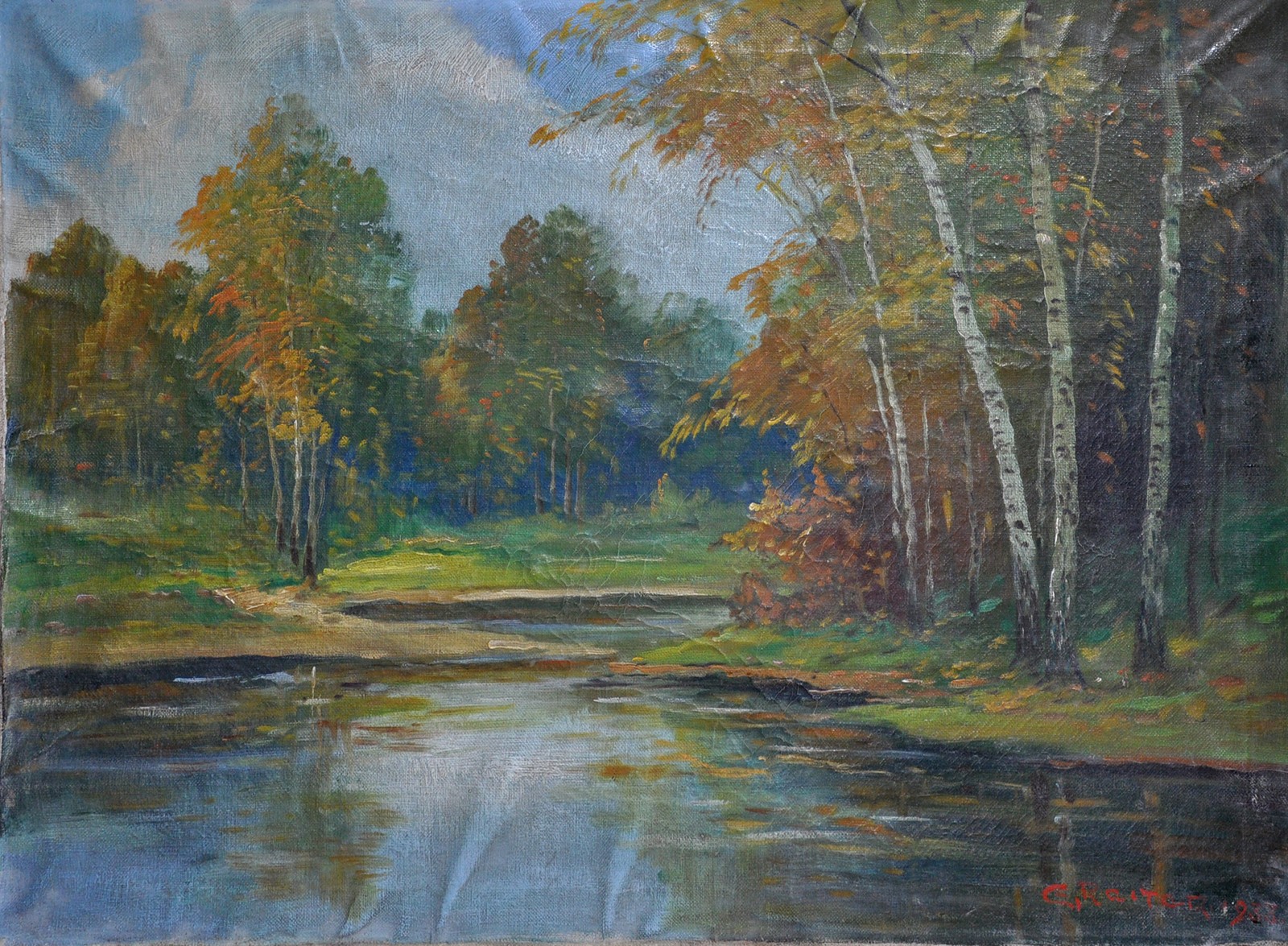 Gustav Reiter - Krajina s řekou