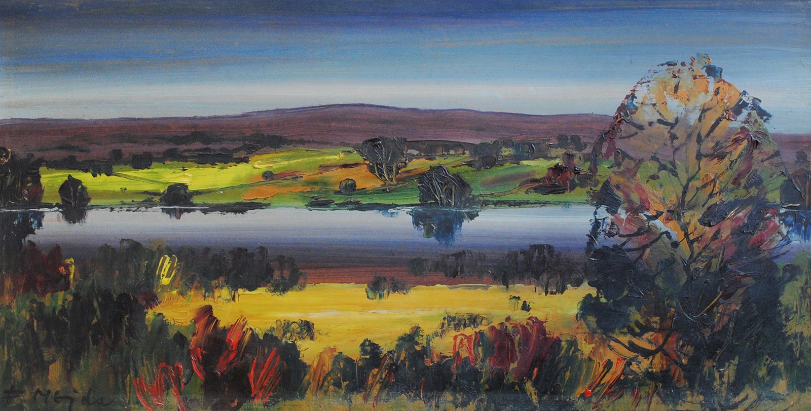 František Hejda - Krajina s řekou